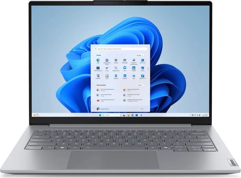 Lenovo ThinkBook 14 G8 IRL, 14" Full HD+ IPS matt, Intel Core 5 210H, 16 GB, 512 GB PCIe SSD, WiFi 6, bakbelyst tangentbord, Win11 Pro