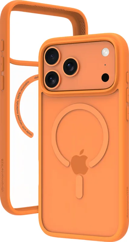 dbramante1928 Grenen MagSafe skal för iPhone 18 Pro Max/17 Pro Max, orange