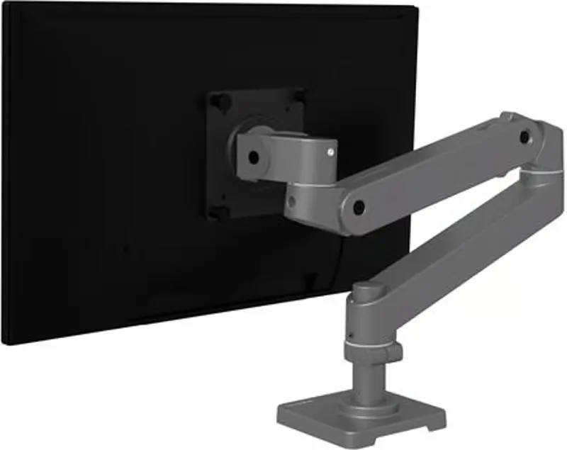 LX Pro Single Monitor Desk Mount Arm Dark Grey