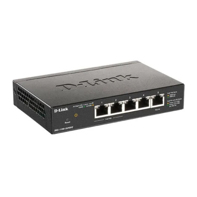 D-Link DGS-1100-05PDV2 DGS-1100-05PDV2 Nätverks-switch