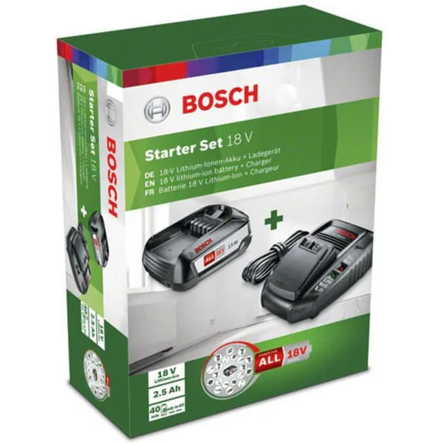 Bosch Home and Garden Battery Set Starter