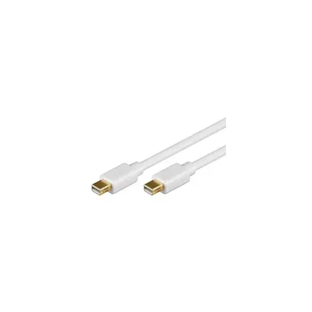 Goobay 932910 Mini DisplayPort-kabel, 1,0 m, vit