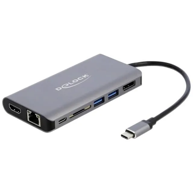 DeLock USB-C®-dockningsstation Passar till följande