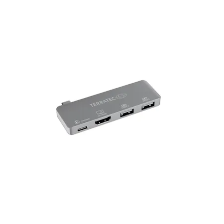 Terratec Connect c4 USB-C-hubb USB 3.2 Gen 1 silver