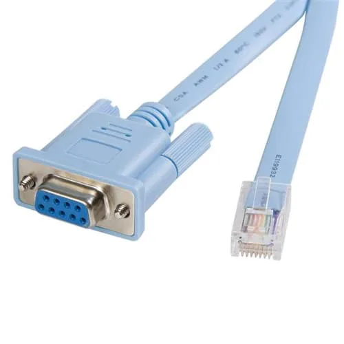 StarTech.com RJ45 till DB9 Cisco konsolhanteringsrouterkabel, 1,8 m