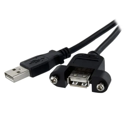 StarTech.com 30 cm panelmontering USB-kabel A till A