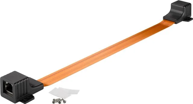 RJ45 LAN fönstergenomföring ultra-slim 0,25 m