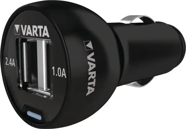 Billaddare 2-Utgångar 3.4 A USB Svart