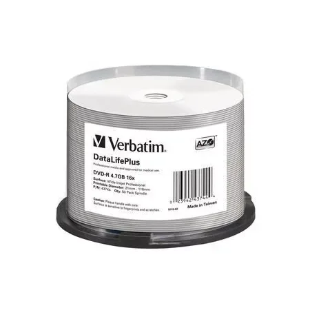 Verbatim DataLifePlus Professional DVD-R 4,7 GB, 50-pack