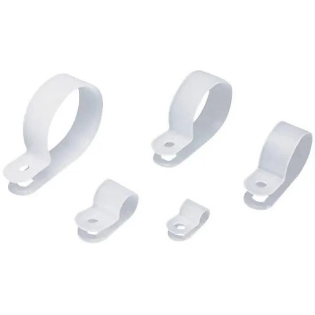 TRU COMPONENTS 1593069 TC-UC6203 Fästklämma skruv Vit 1