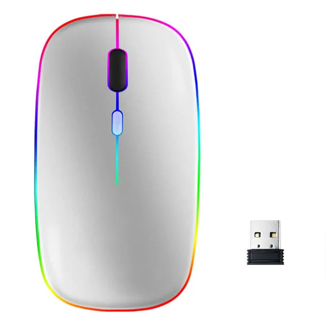 INF Trådlös datormus med RGB LED dual