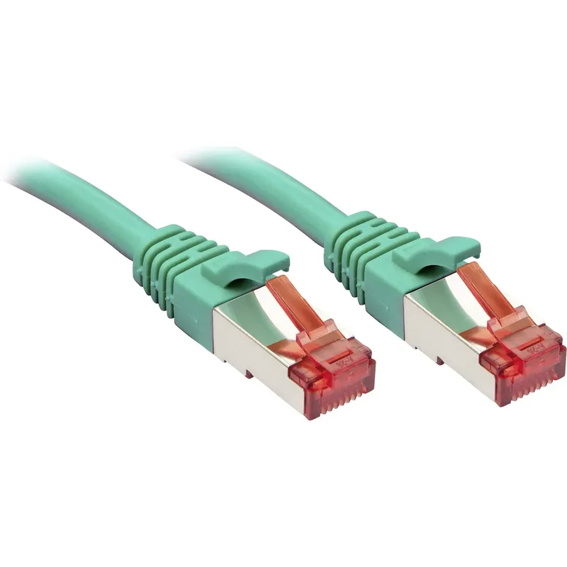 Lindy 47747 nätverkskabel Cat6 S/FTP 1 m grön