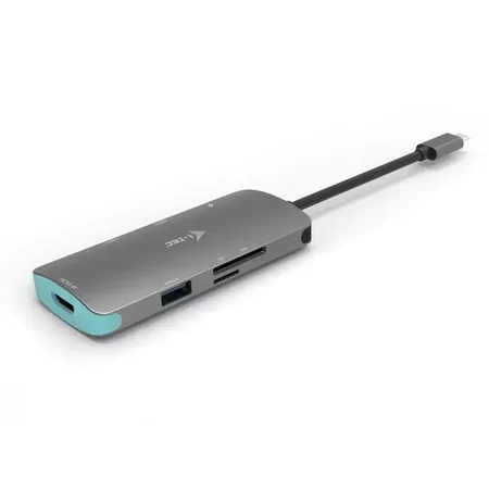 i-Tec USB-C Metal Nano Dock 4K HDMI, dockningsstation med Power Delivery