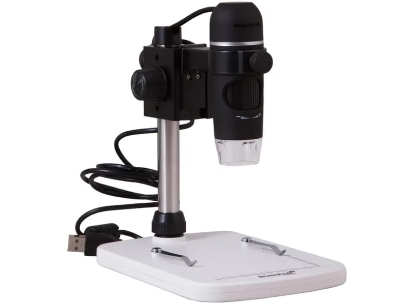 Levenhuk DTX 90, Digitalt mikroskop, Svart, 300x, 10x, LED, Vit