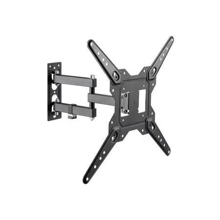 Equip väggfäste för TV 23–55 tum, 30 kg, 2 led, lutning, svart