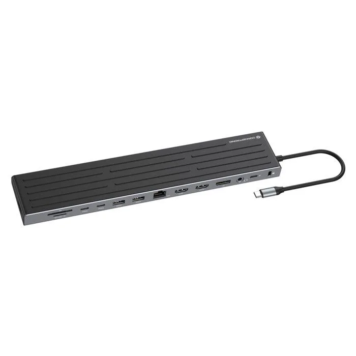 CONCEPTRONIC 14-1 Dock USB-C->2xHDMI,DP,2xUSB-C,3xUSB-A