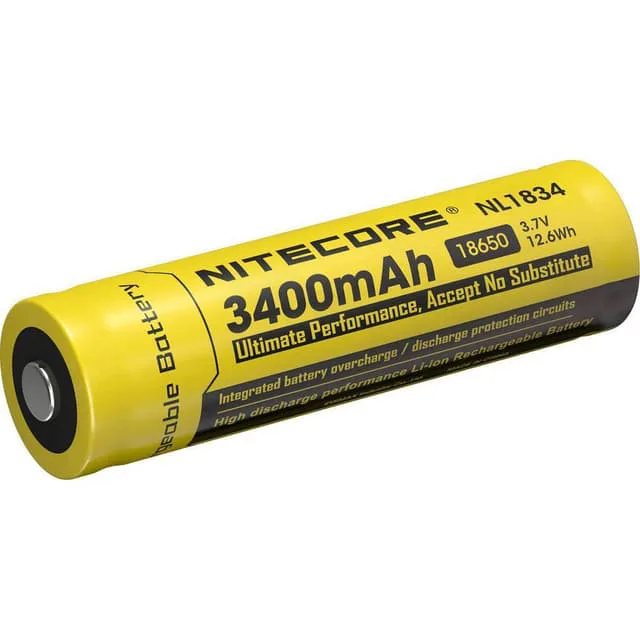 NiteCore NL1834 Specialbatteri laddbart 18650 Li-Ion 3.7 V 3400 mAh 1 st