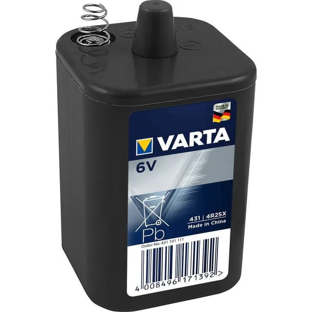 Varta 4R25X (431) batteri, 1 st. folie Zinkklorid batteri, 6 V
