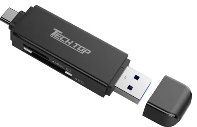 Logik USB3.0 Type-A/C till SD / Micro