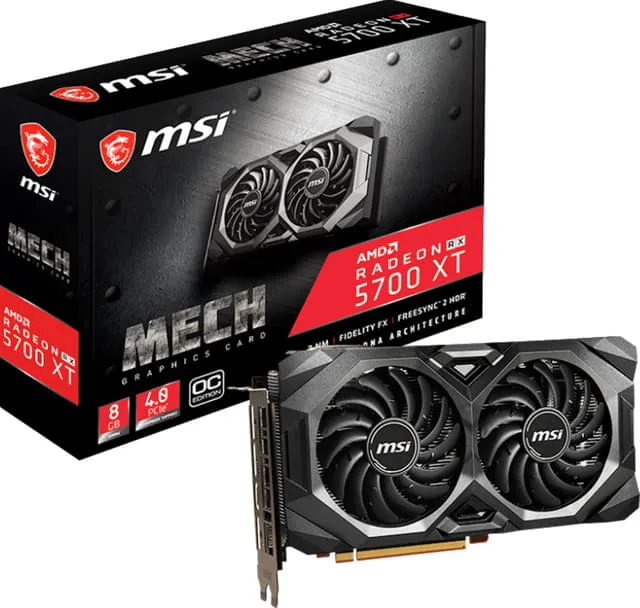 MSI RX5700 XT Mech OC grafikkort