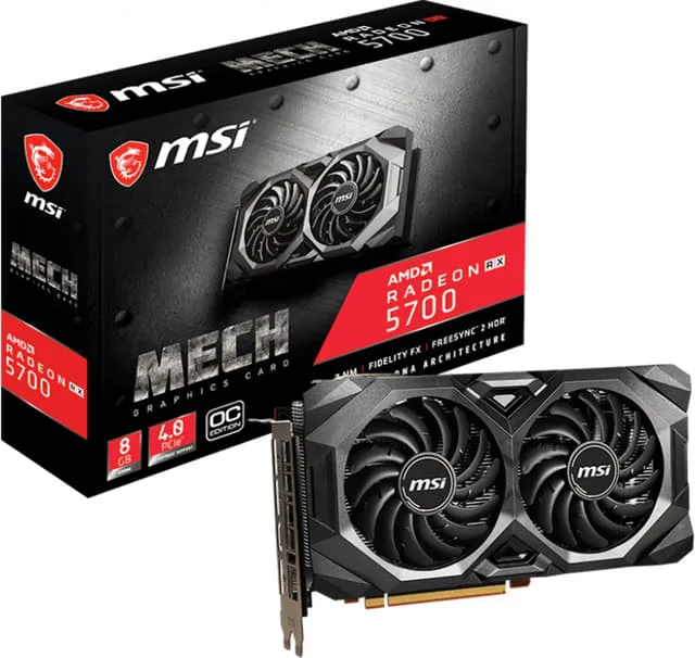 MSI RX5700 Mech OC grafikkort