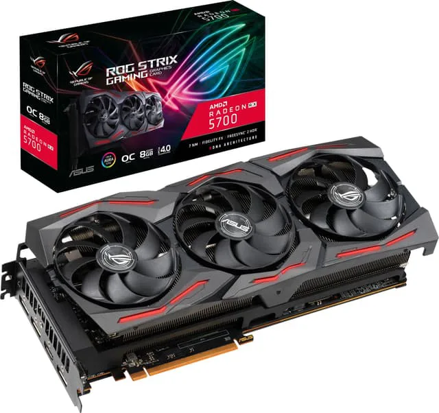 Asus RX5700 ROG STRIX OC 8G grafikkort