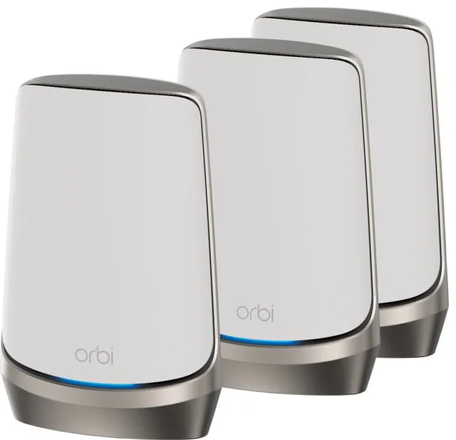 Netgear Orbi RBKE963 AX11000 quad-band mesh WiFi 6E 3-pack