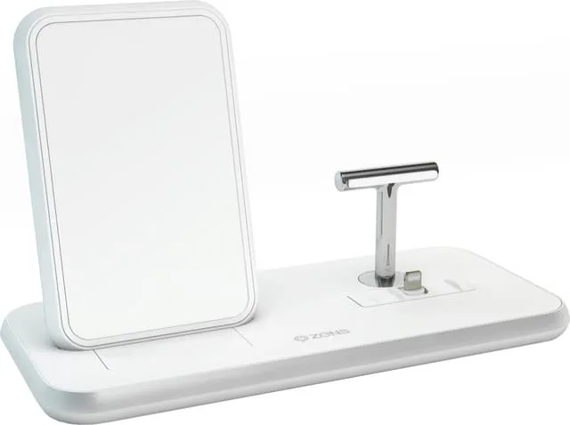 Zens dubbel Qi-laddare och docka 220V 10W