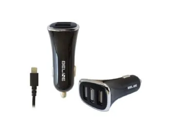 Beline Beli0016 3XUSB charger + lightning 4A black
