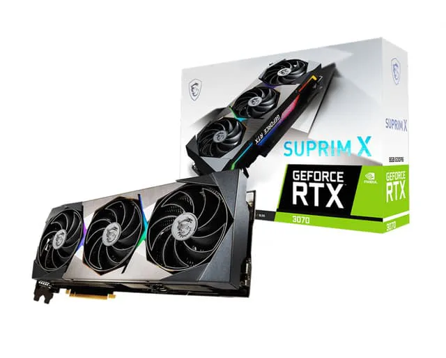 MSI RTX 3070 SUPRIM X 8G LHR