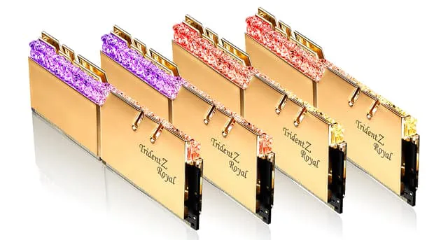 G.Skill Trident Z Royal F4-3000C16Q-64GTRG RAM-minnen