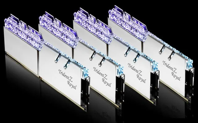 G.Skill Trident Z Royal F4-3000C16Q-32GTRS RAM-minnen
