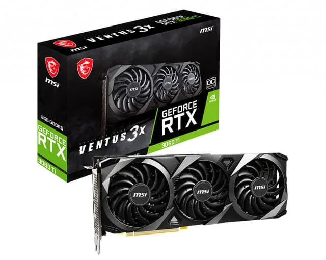 MSI RTX 3060 TI VENTUS 3X 8G OC