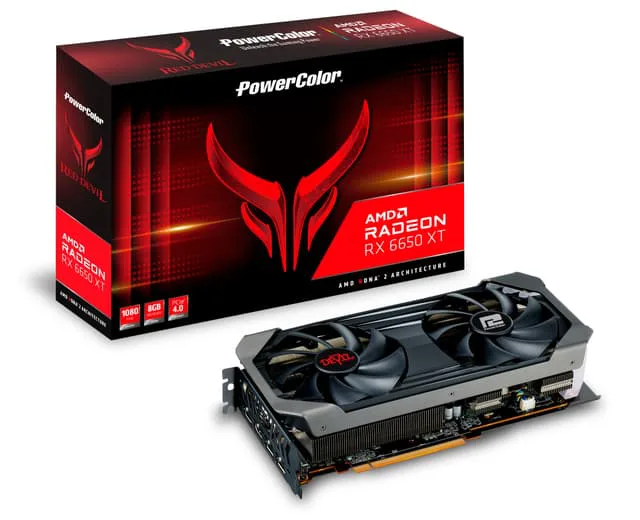 PowerColor Red Devil AXRX 6650XT 8GBD6-3DHE/OC AMD Radeon RX 6650 XT