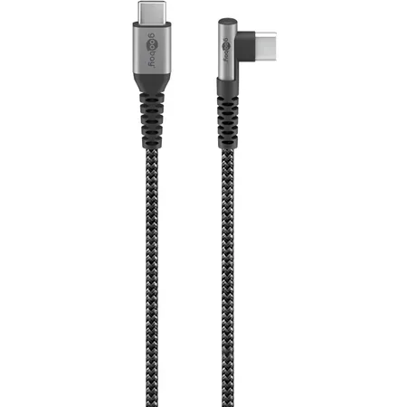 Goobay USB-C till USB-A textilkabel, 1 m