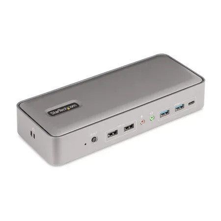 StarTech.com Dual-Laptop USB-C KVM Docking Station