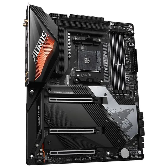 Gigabyte X570S AORUS MASTER moderkort AMD X570