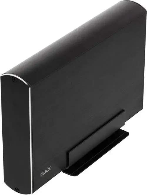 Deltaco Externt Kabinett för 1 3.5" SATA HDD
