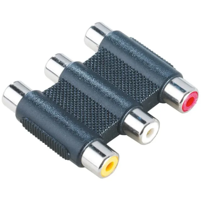 Hama Adapter 3RCA-3RCA Hona-Hona Svart