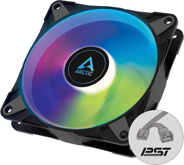 Arctic P12 120 mm PWM PST A-RGB fläkt