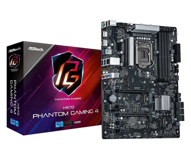 Asrock H570 Phantom Gaming 4 Intel H570 LGA 1200 ATX