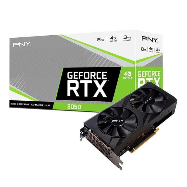 PNY GeForce RTX™ 3050 8GB VERTO Dual