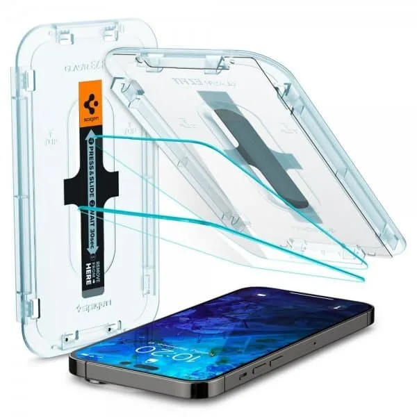 Spigen iPhone 14 Pro Skärmskydd GLAS.tR EZ Fit