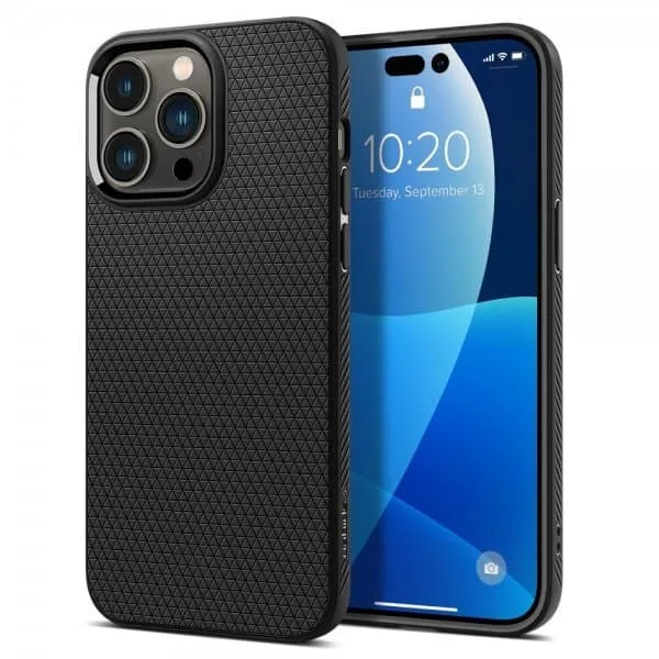 Spigen Liquid Air mobiltelefon etui 17 cm (6.7") Cover Sort