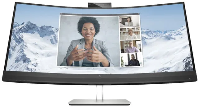 HP E34m G4 WQHD 34” välvd konferensbildskärm