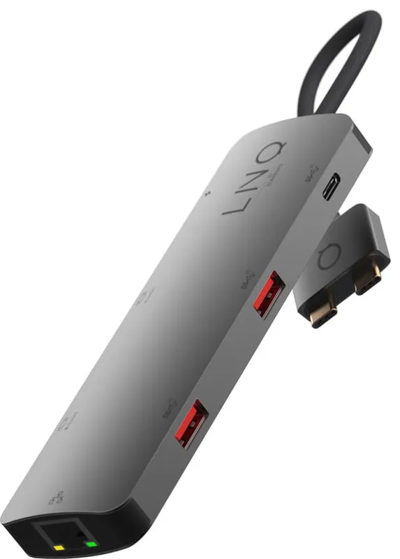 LinQ 7-i-2 D2 USB-C-hubb