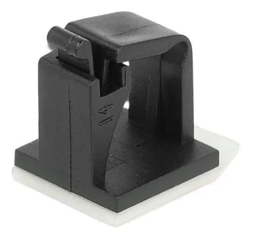 DeLock Cable holder with locking clip self-adhesive