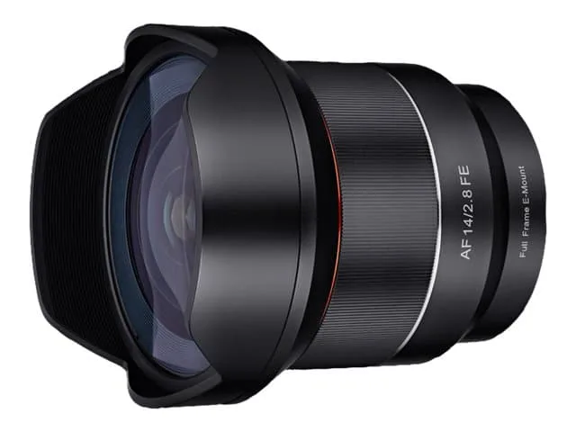 Samyang AF - Vidvinkelobjektiv - 14 mm - f/2.8 FE - Sony E-mount - för Sony Cinema Line; a VLOGCAM; a1; a1 II; a6700; a7 IV; a7 V; a7C II; a7CR; a7R