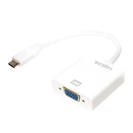 LogiLink extern videoadapter USB-C till VGA, 1080p