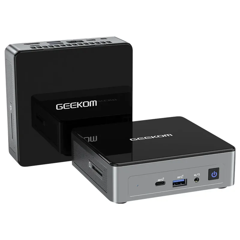 GEEKOM HTPC Air12 2026 Edition Intel® Pentium® Gold 7505 3.5 GHz 8 GB RAM 512 GB SSD Intel Win 11 Pro Mini Air12-PT7505-1